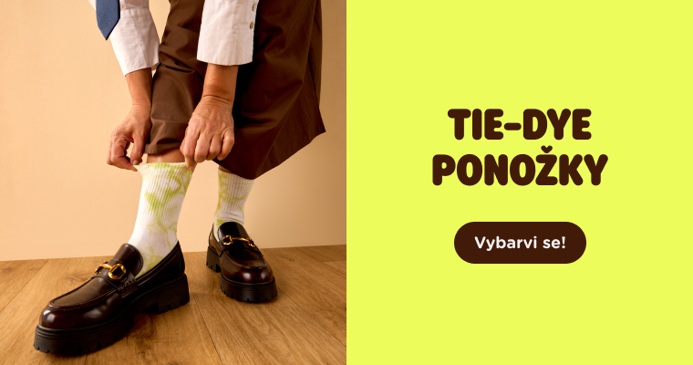  Batikované ponožky